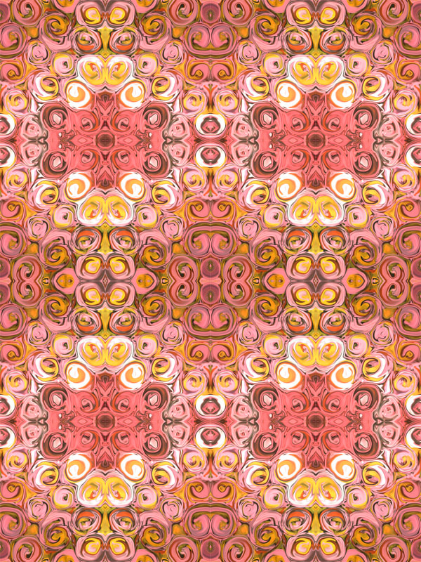 Wall Art Licensing | Flower_9263_ROSE_Set | Wall Covering pattern