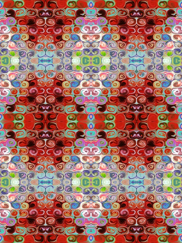 Flower Meadow _00034_Set, art licensing, endless wall covering art pattern