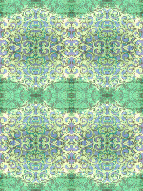 Garden In Bloom _9265Set | Art licensing | endless wall covering pattern