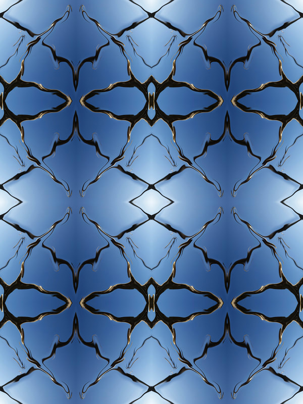 Wall Art Licensing | Large-format abstract wall art | Into Sky _00202A_Set | Wall covering pattern